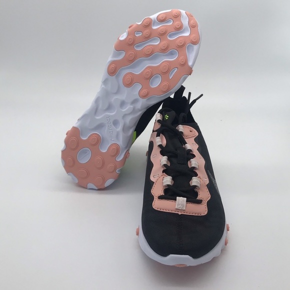 Nike Women's React Element 55 Premium Shoes Black - Picture 7 of 11